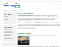 Tablet Screenshot of lebenistbegegnung.de